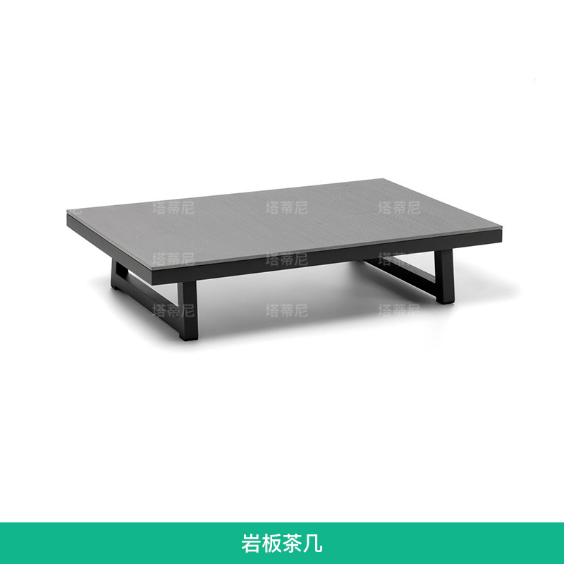 Sofá de aluminio para exteriores, muebles de ocio para balcón y patio, sala de estar en la terraza, conjunto de sillas mecedoras resistentes a la lluvia y al sol. image 14