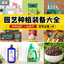 园艺用品营养土营养液大肥王喷壶陶粒椰糠砖花卉植物通用肥料