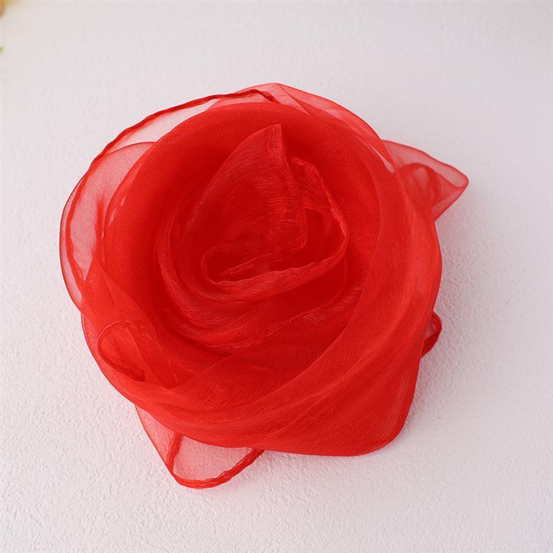 厂家直销45cm*45cm儿童舞蹈小方巾纱巾魔术纱巾