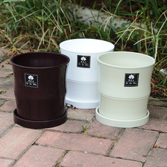 Stylish Minimalist Bamboo Joint Planter Household Creative Plant Pot Plastic Resin Planter Direct Manufacturer Sale