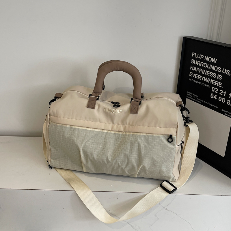 Bolsa de viaje corto para mujeres, bolsa de gimnasio multifuncional, bolsa de movimiento, mano, bolsa de almacenamiento de mala capacidad