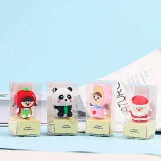小学生奖品创意可爱削笔器pvc软胶削笔机铅笔刀卡通动物卷笔刀