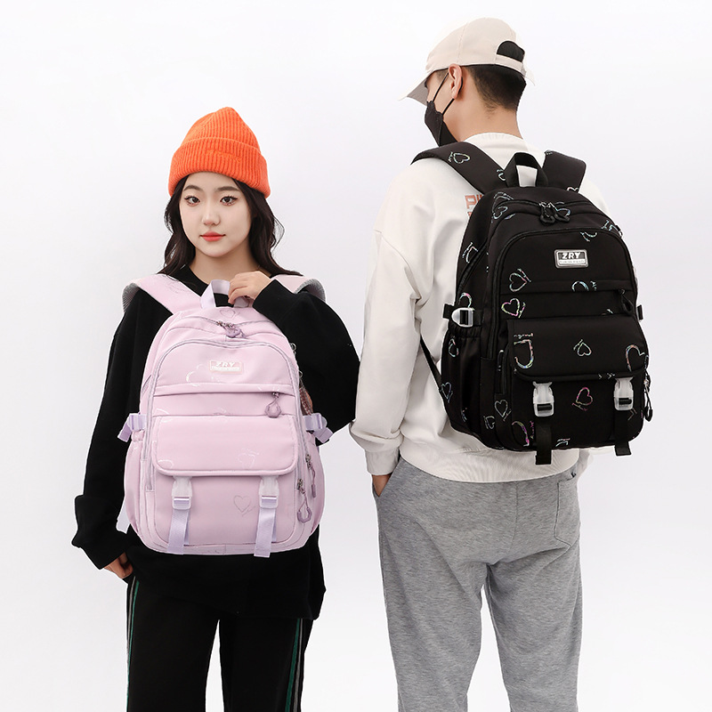 Mochila de nylon ligera de estudiante de escuela primaria de invierno para niñas transfronterizas mochila de estudiante de secundaria al por mayor entrega de una pieza