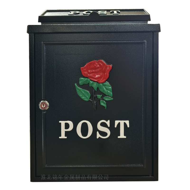 邮政信箱挂墙带锁意见箱别墅报箱户外邮箱铸铝雨水邮筒