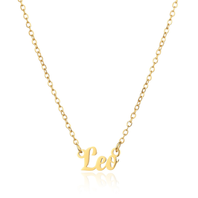 Simple Style Letter Stainless Steel Plating Pendant Necklace 1 Piece display picture 8