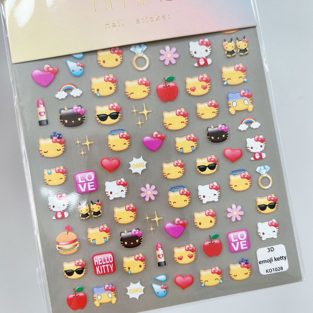 KO-1028kitty 표현 가방 [얇고 거친]]