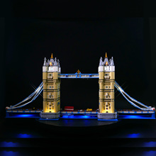 DIY积木灯 饰兼容乐高10214建筑系列伦敦大桥积木遥控灯光LED灯具