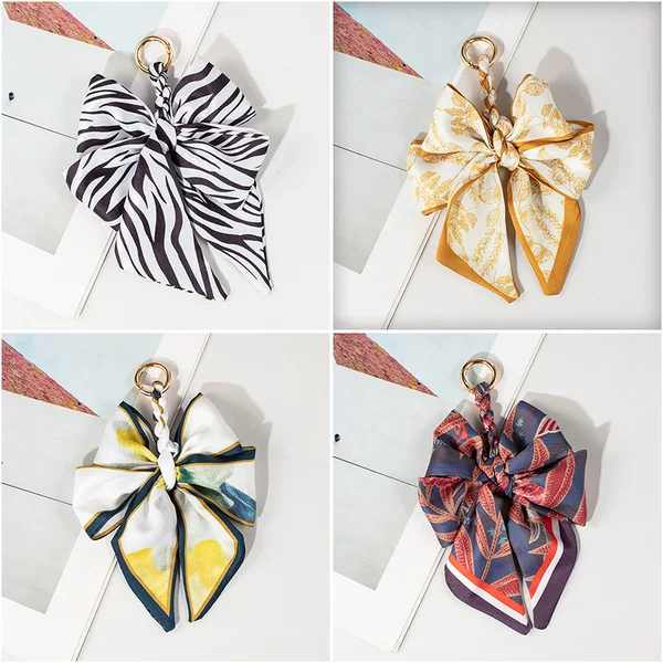 Cross-Border Bag Charms, Trendy Bag Straps, Bag Accessories, Versatile Internet-Famous Bag Decorations, High-End Bow Bag Chains