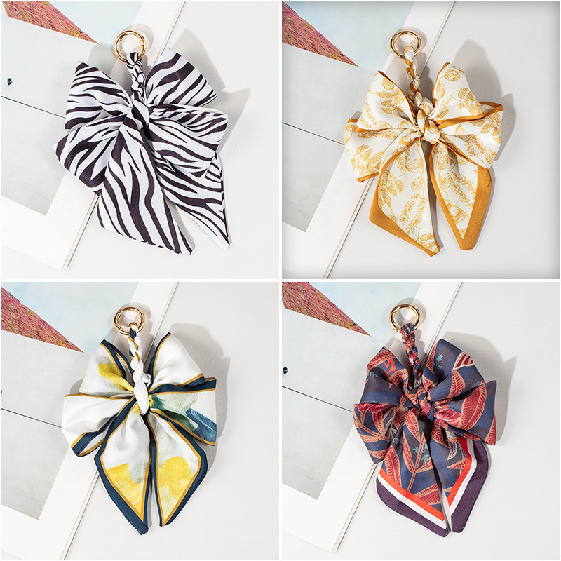 Cross-Border Bag Charms, Trendy Bag Straps, Bag Accessories, Versatile Internet-Famous Bag Decorations, High-End Bow Bag Chains