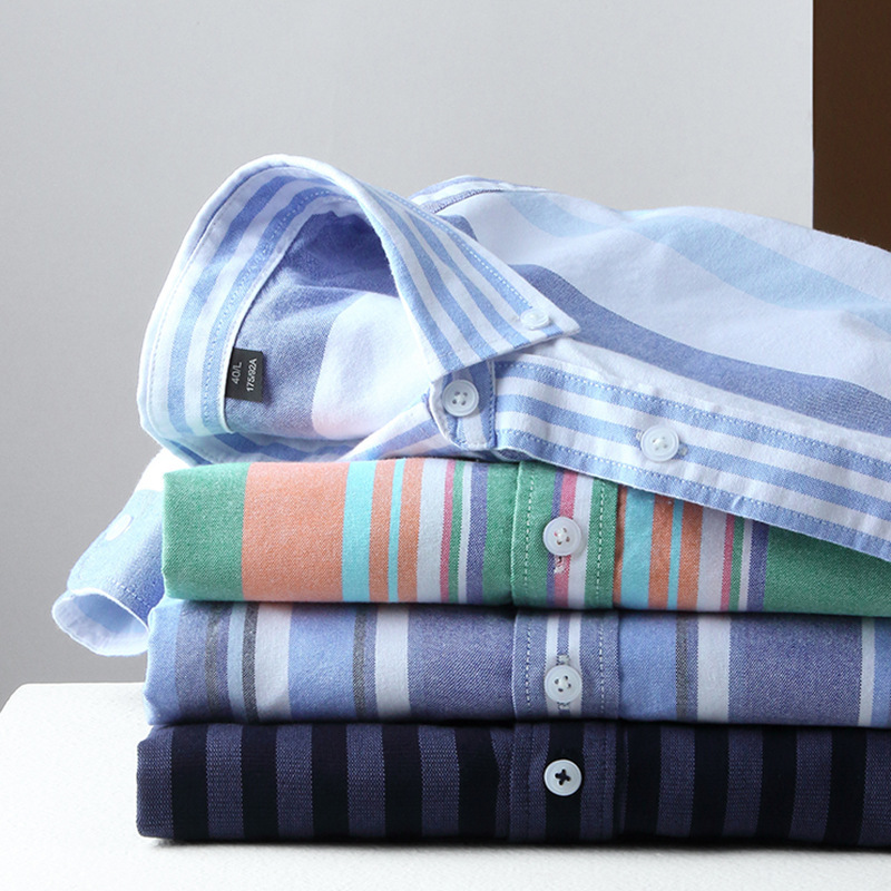 2026 New Autumn Striped Cotton Shirt, Cotton Slightly Loose-Fitting Jacket, Business Casual Light Luxury Shirt for Men 2026 New Autumn Striped Cotton Shirt, Cotton Slightly Loose-Fitting Jacket, Business Casual Light Luxury Shirt for Men