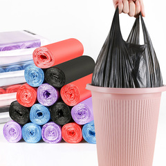 100 pieces of premium heavy-duty plastic bags for household kitchen office disposable handle trash bags