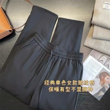 冬天不怕冷钻石纹防风保暖90白鹅绒飞美国不臃肿羽绒裤女E1104N