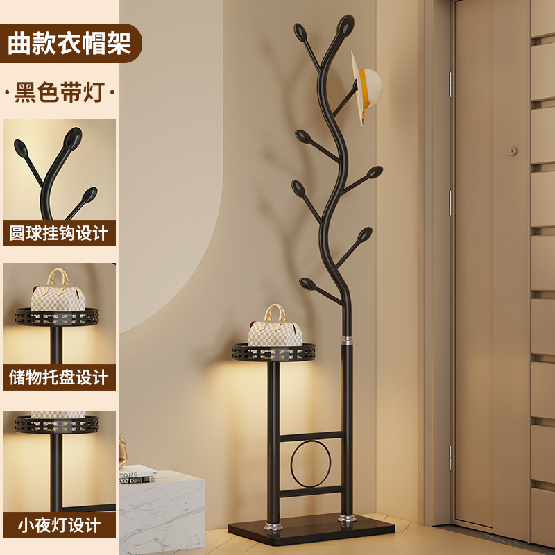 곡선형 모서리 + 수납 트레이 - 블랙 + 주변광