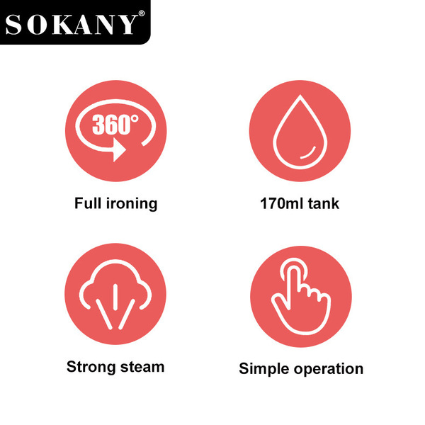 Foreign Trade Sokany12010 Iron brush home handheld small hanging hot…
