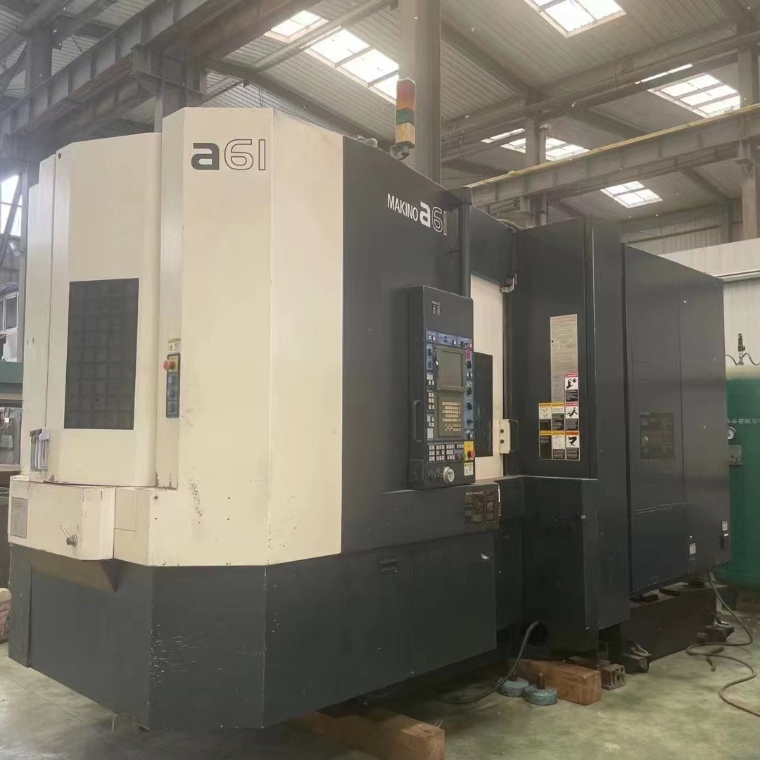 转让二手牧野A61卧式加工中心60把刀库主轴转速12000BT40主轴