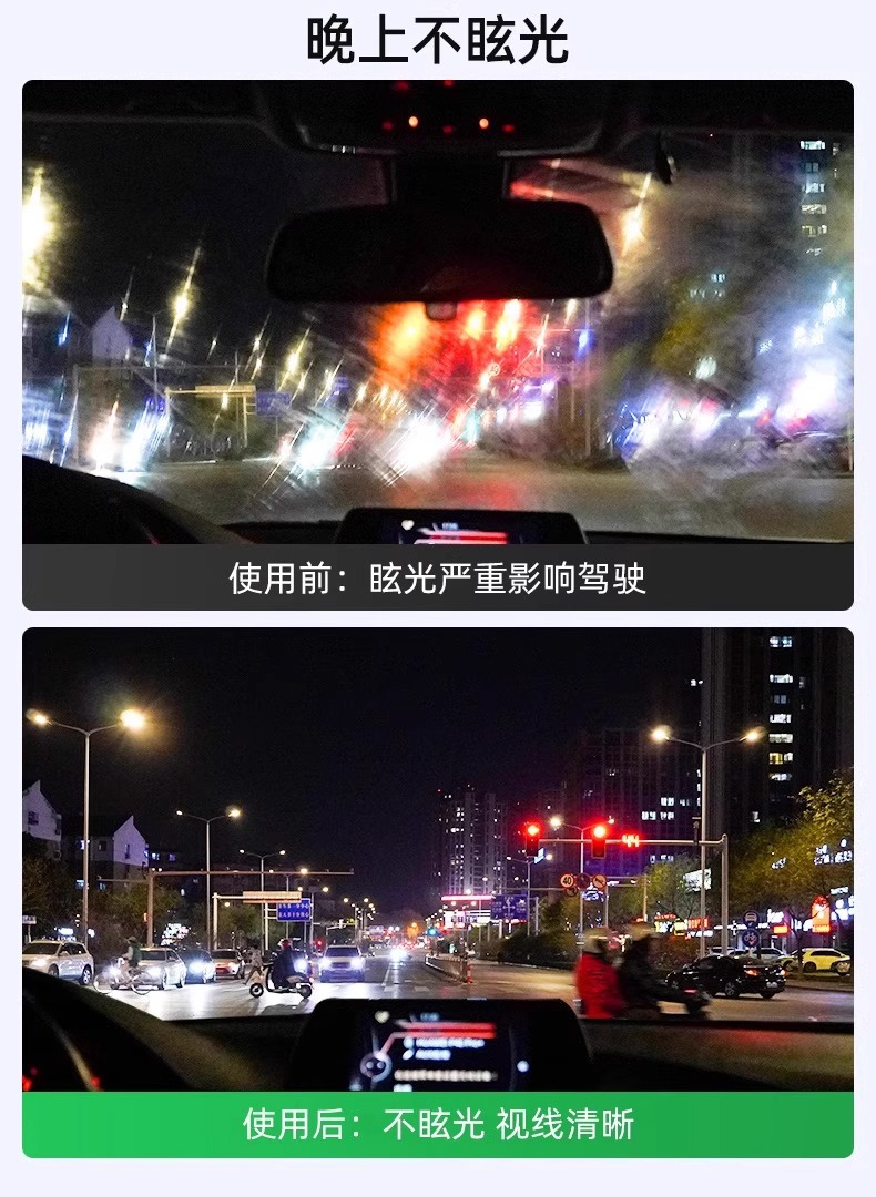 Car Glass Water Powerful Decontamination and Oil Film Removal Ethanol Removal Shellac Summer Car Wiper Water Concentrated for All Seasons