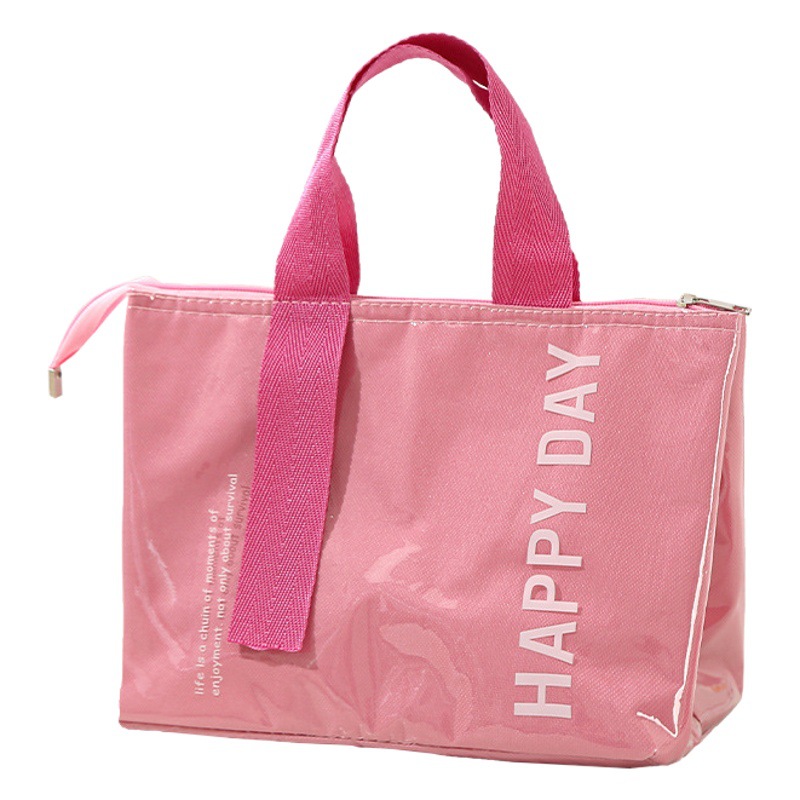 Bolsa de almuerzo de gran capacidad estudiante trabajador de oficina caja de almuerzo bolsa de picnic al aire libre engrosada papel de aluminio bolsa de aislamiento portátil