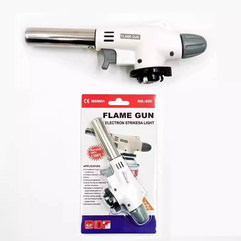 Cassette Flamethrower Household Pig Hair Burning Flame Spray Gun Baking Gun Igniter Baking Welding Gun Liquefied Gas Spray Gun Head