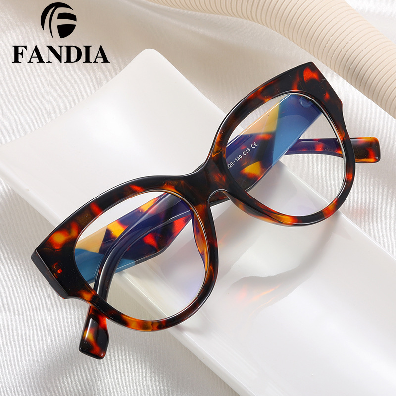 92161 Moda europea y americana nuevo espejo plano de montura grande para mujer, el marco de gafas anti-luz azul de calidad se puede equipar con gafas de miopía