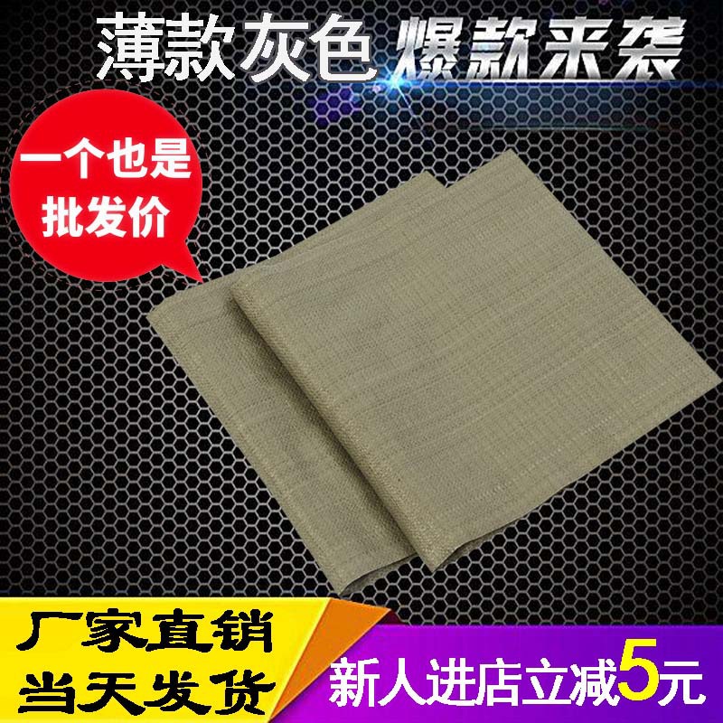 灰色塑料薄款一次性编织袋批发快递物流打包建筑垃圾袋大号蛇皮袋