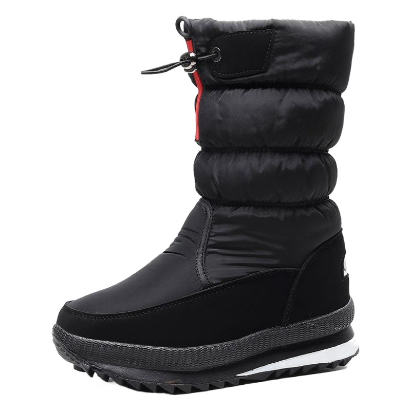 卸売りのスノーブーツの女性は新型の冬に保温のスノーブーツの女性の綿の靴のファッションの女性の綿の靴を厚くします。