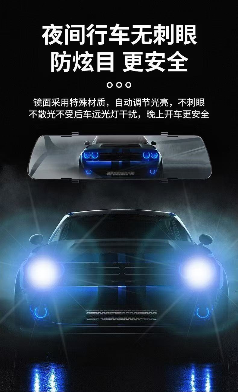 Suitable for 2026 new model cars, USB dashcam with ultra-high-definition night vision, dual front and rear cameras, and reverse camera 3