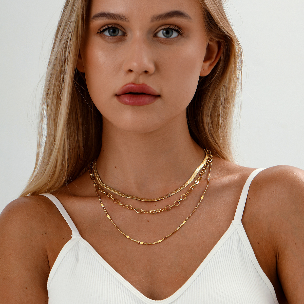 Plating Design Wholesale Jewelry Modern Style Classic Style Geometric 304 Stainless Steel Plating Stainless Steel Jewelry Sets