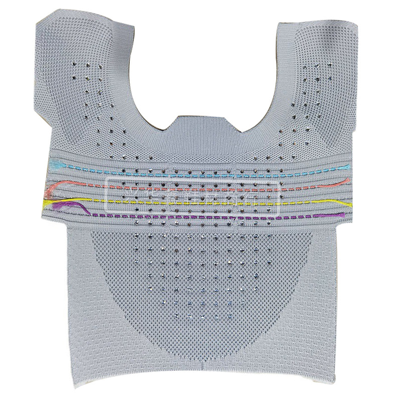 Personalizado nuevo vuelo tejido Vamp perforación caliente doble capa de alto elástico de punto volando tejido 3D Vamp deportes Vamp material al por mayor