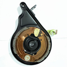 電動車配件電瓶車剎車110電機一體化總成剎車鼓蓋前鼓閘前剎車塊