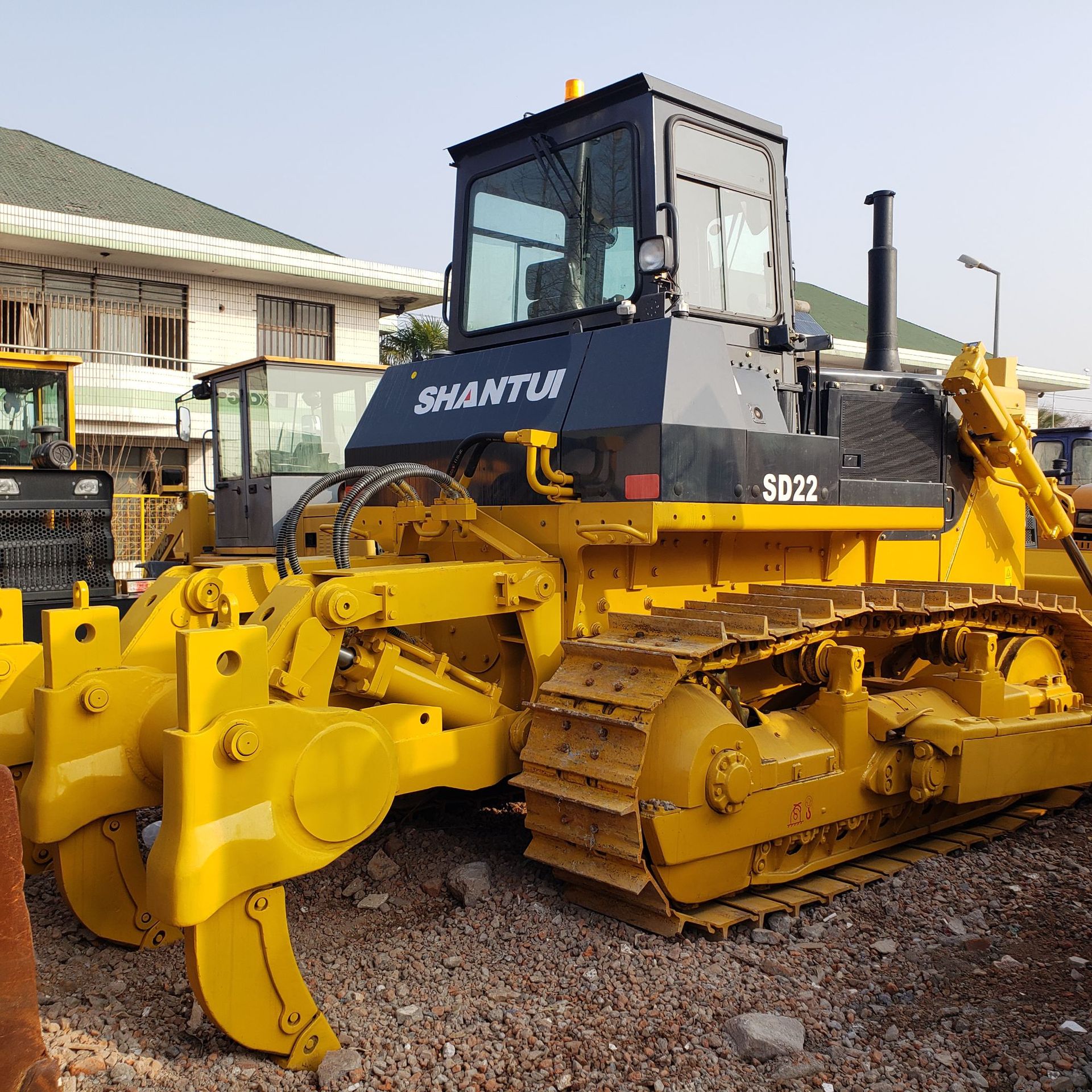 二手翻新山推SD220推土机出口,松土器支持拆装