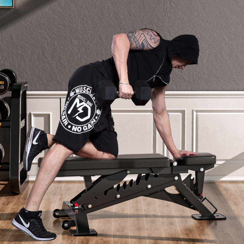 Silla de fitness profesional banco de Banco banco con mancuernas banco de peso comercial equipo de fitness hogar taburete