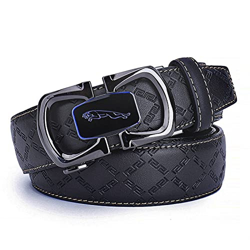 Cinturón de cuero genuino para hombre, informal, de negocios, impreso, popular, resistente a los arañazos y al desgaste, hebilla de cinturón, fabricante transfronterizo, venta directa al por mayor