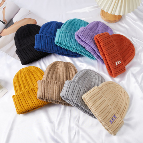 Knitted Wool Beanie for Girls Autumn and Winter Korean Style Versatile Casual Winter Sweet and Cute Trendy Korean INS Men's Cold Hat