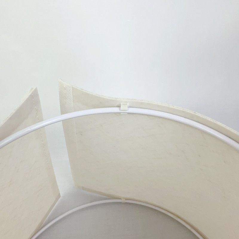 Tela de la lámpara de mesa de noche creativa pantalla tejida dormitorio lámpara de pie Shell PVC pantalla ventas directas de la fábrica