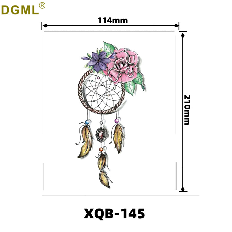 Pegatinas de tatuaje dibujos animados flor brazo pegatinas medio brazo completo oso ciervo divertido transfronterizo color creativo tatuaje pegatinas al por mayor