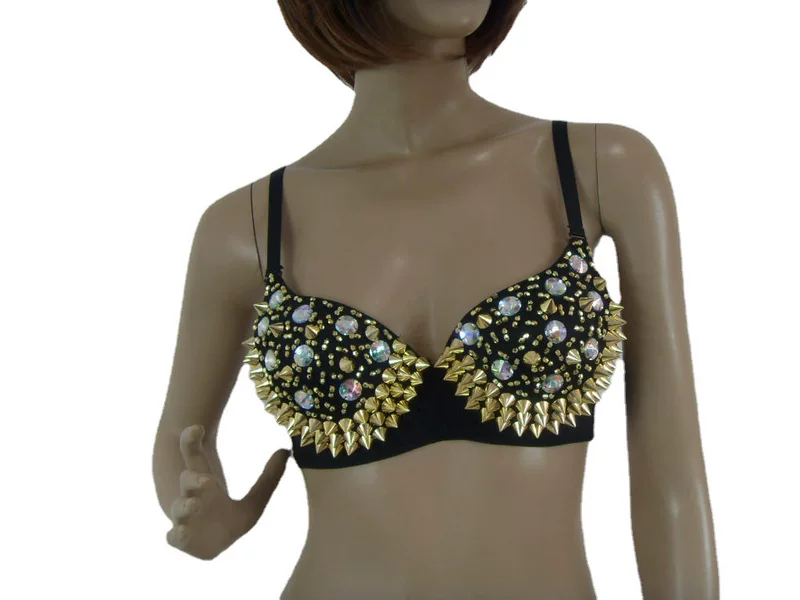LADYGAGA same rivet, breasts nightclub DS singer performed belly dance bra