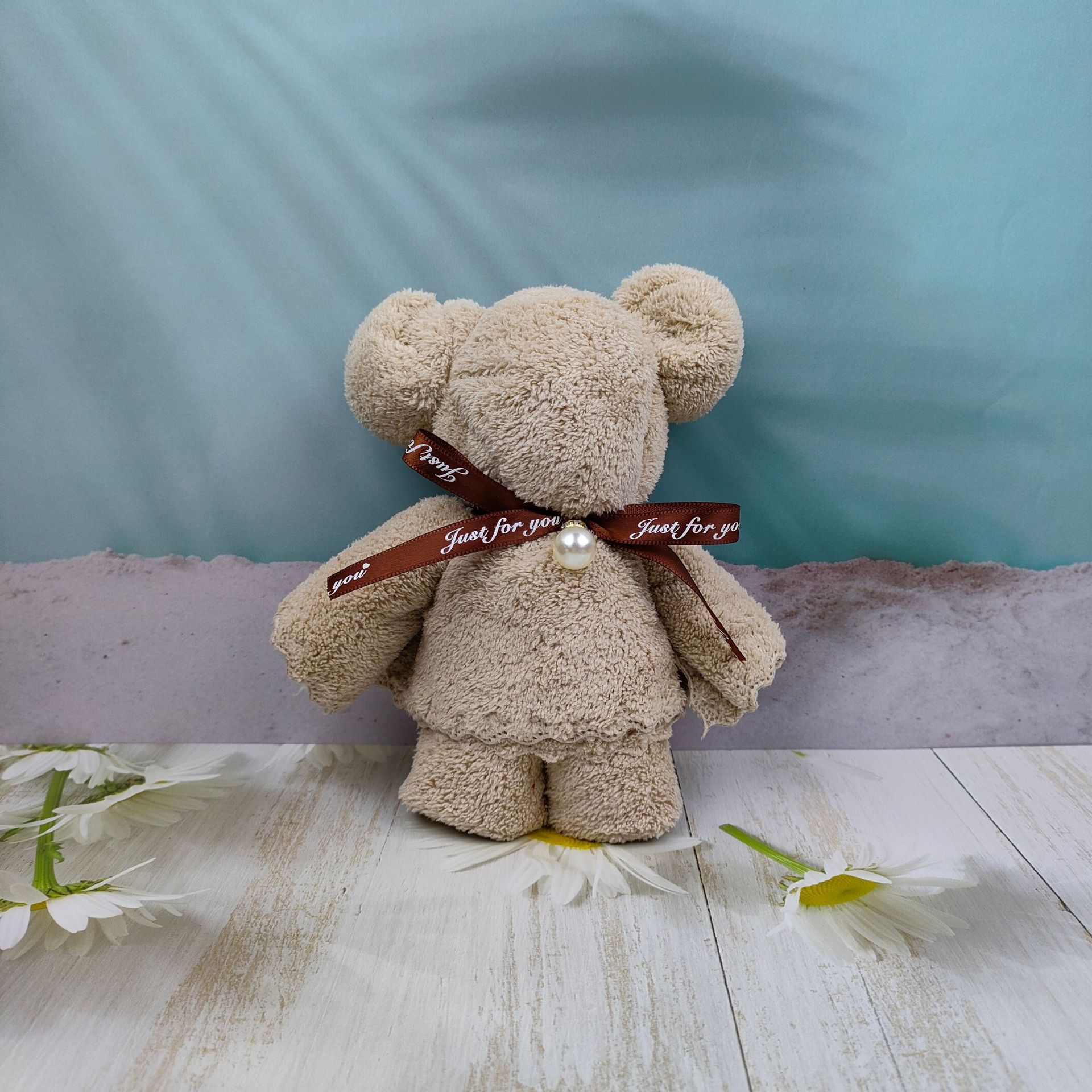 산호 양털 다크 브라운 진주