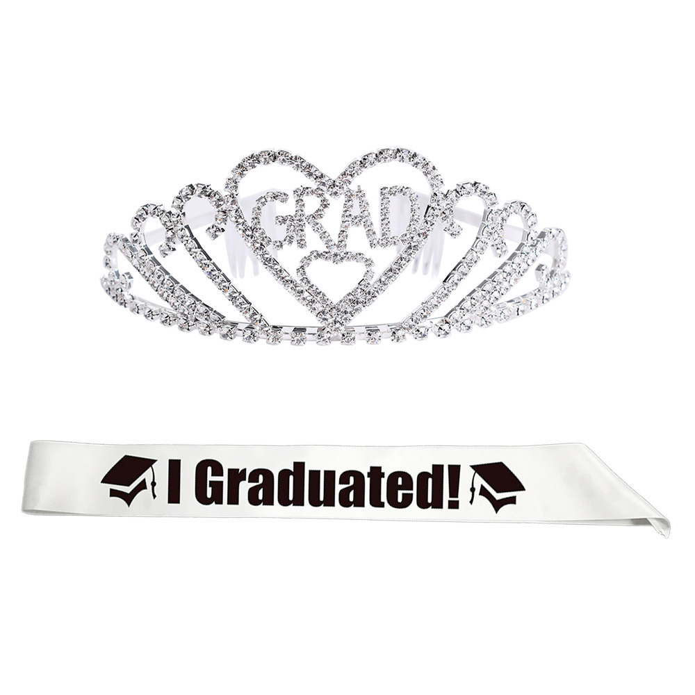 2025 nueva temporada de graduación, ceremonia de graduación, fiesta de graduación, correa para el hombro, etiqueta, traje de corona de graduación