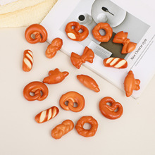 PU仿真碱水小面包模型仿真食物可颂面包趣味快回弹捏捏乐解压玩具