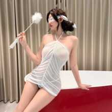 润取取情趣性感床战睡衣诱情连体衣纯欲风辣妹内衣制服蕾丝情趣ny