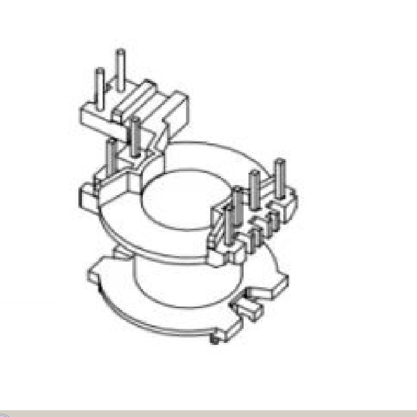 PQ2018电木骨架PQ2017变压器骨架 贴片骨架PC2018立式骨架