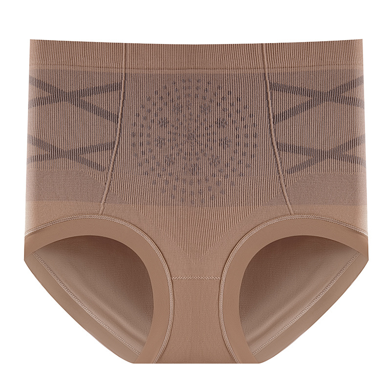 Ropa interior de cintura alta con vendaje dorado cruzado ~ 2024 nuevo estilo 10A antibacteriano 100% algodón entrepierna transpirable ropa interior de mujer