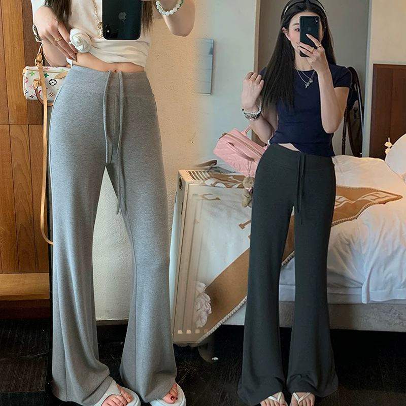 Maternity Bell-Bottom Pants 2025 Summer New Style Belly-Free High-Elastic Modal Pants Versatile Outer Wear Thin Anti-Mosquito Pants Maternity Bell-Bottom Pants 2025 Summer New Style Belly-Free High-Elastic Modal Pants Versatile Outer Wear Thin Anti-Mosquito Pants