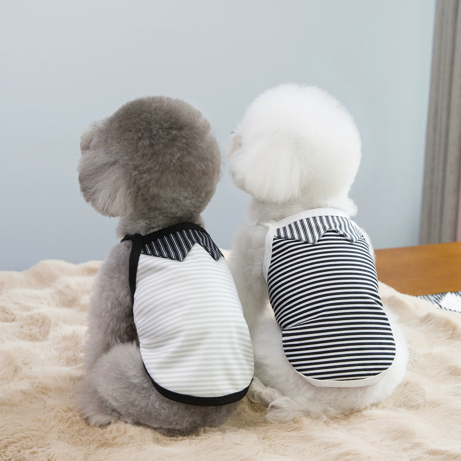 25 рубашек жилет собачья одежда летняя тонкая кошка Тедби Медведь Корки Доу Маленькие щенки Домашние животные