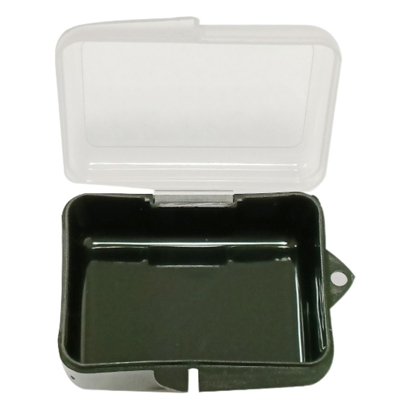 Caja de tapones para los oídos caja de almacenamiento redonda plástico transparente natación reducción de ruido tapones para los oídos caja especial caja de almacenamiento de joyería pequeña caja cuadrada