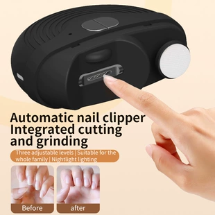 Electric automatic children's handheld nail scissors for nails charging, 2 in 1, fully automatic