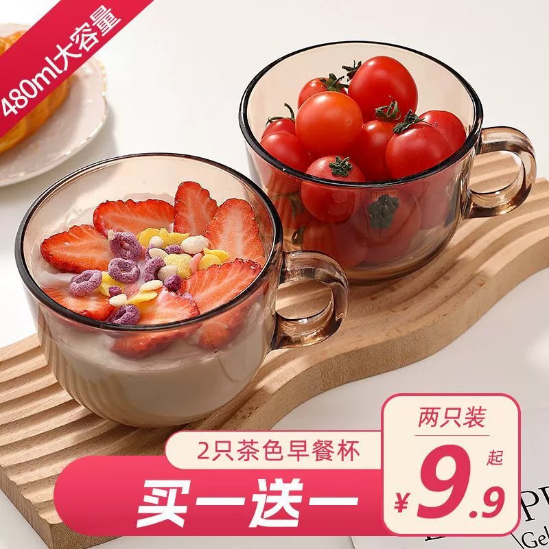 Glass transparent capacious coffee spoon for home use