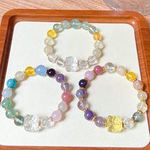 某明星同款九尾狐招财水晶多宝手链寓意着多宝多福财源滚滚高颜值