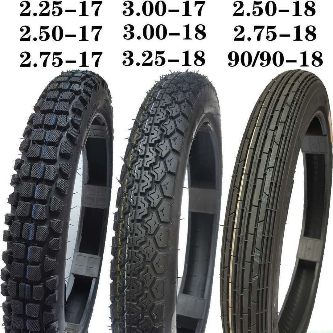 Motorcycle Tire Haojue Qianjiang 3.00-18 Vacuum 125 Motorcycle Front and Rear Tire 275/325-18 Tire