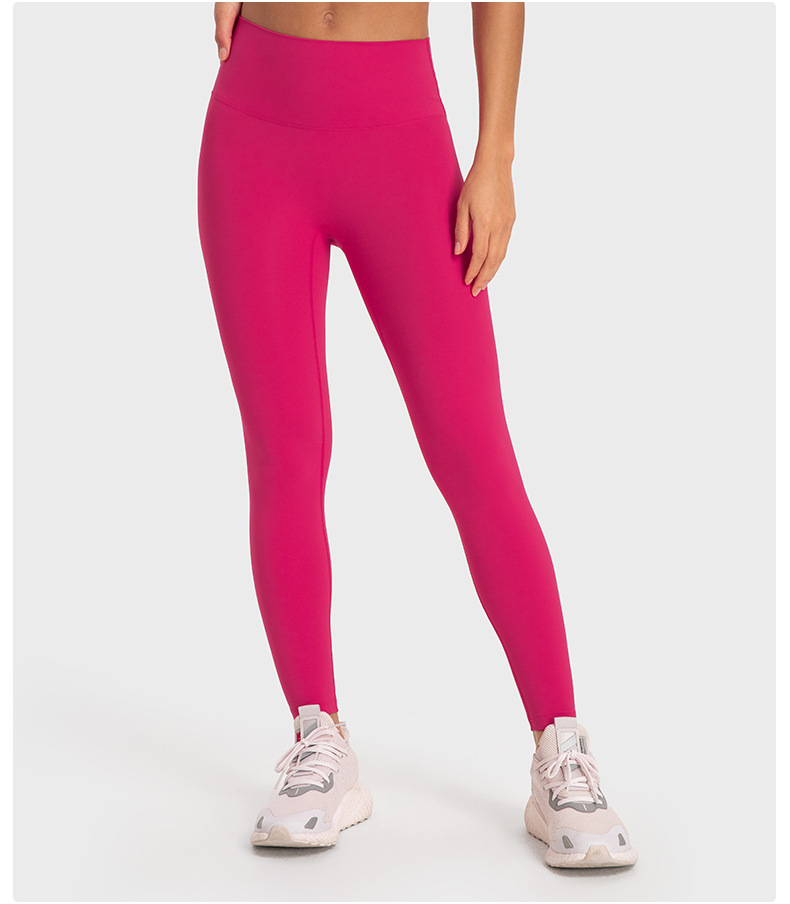 Sports Solid Color Nylon Cotton Blend Active Bottoms Leggings display picture 1